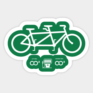 Bike Tandem Infinity MPG Sticker